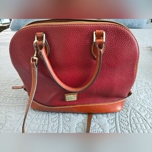 Dooney and Bourke pebble grain Zip Zip Satchel